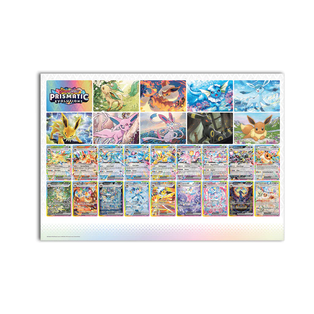 Scarlet & Violet—Prismatic Evolutions Poster Collection