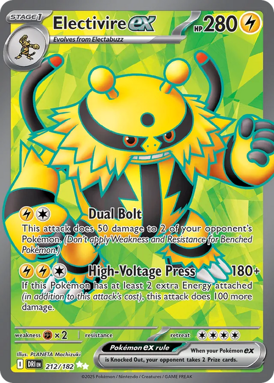 Electivire ex - 212/182: Destined Rivals (DRI) (Español)