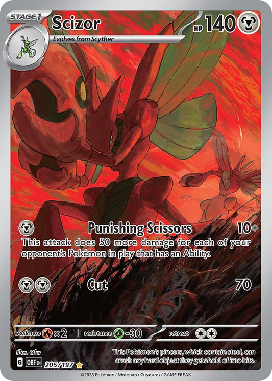 Scizor - 205/197: Obsidian Flames (OBF)