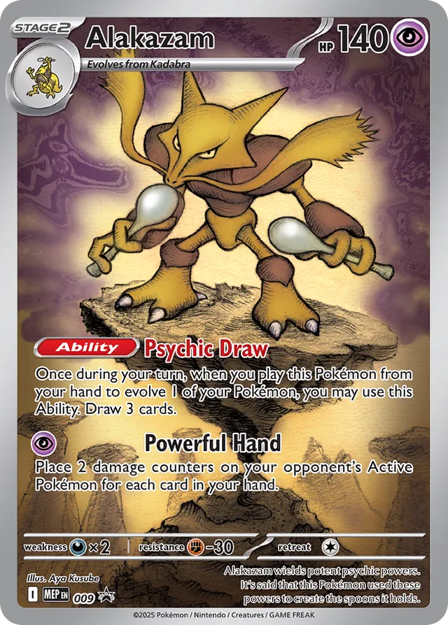 Alakazam- 009: MEGA Black Star Promos