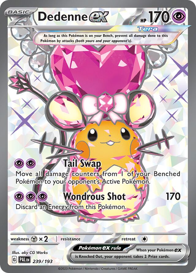 Dedenne ex - 239/193: Paldea Evolved (PAL)