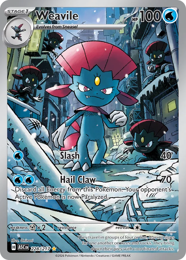 Weavile - 228/217: Ascended Heroes (ASC)