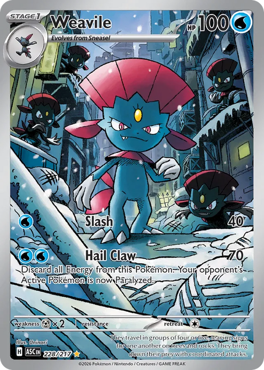 Weavile - 228/217: Ascended Heroes (ASC)
