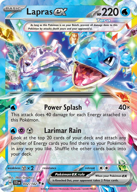 Lapras EX - 032/142 S&V (SCR)