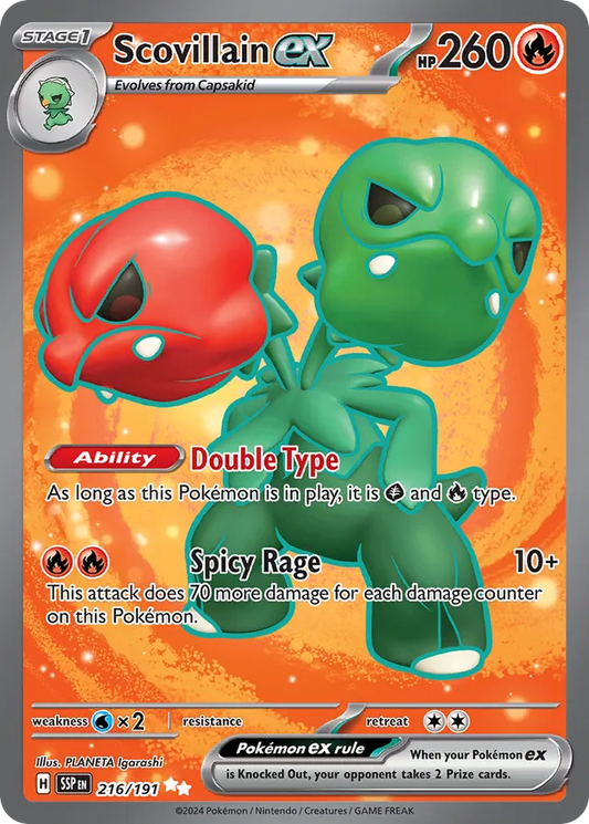 Scovillain ex - 216/191: Surging Sparks (SSP) (Español)
