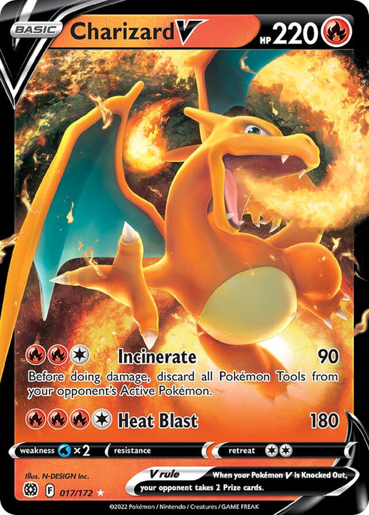 Charizard V - 017/172: Brilliant Stars (BRS)