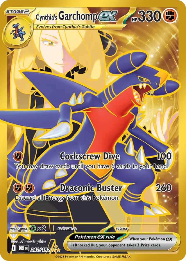 Cynthia's Garchomp ex - 241/182: Destined Rivals (DRI)