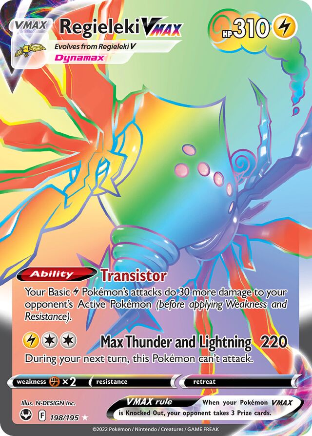 Regieleki VMAX - 198/195: Silver Tempest (SIT)