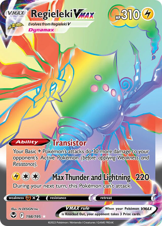 Regieleki VMAX - 198/195: Silver Tempest (SIT)