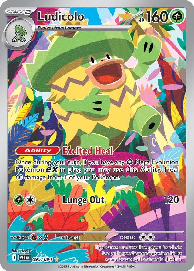 Ludicolo - 095/094: Phantasmal Flames (PFL)