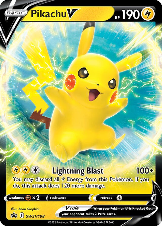 Pikachu V - SWSH198: Black Star Promos