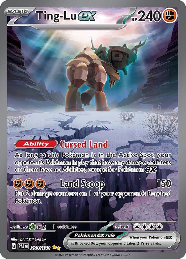 Ting-Lu ex - 263/193: Paldea Evolved (PAL) (LP)