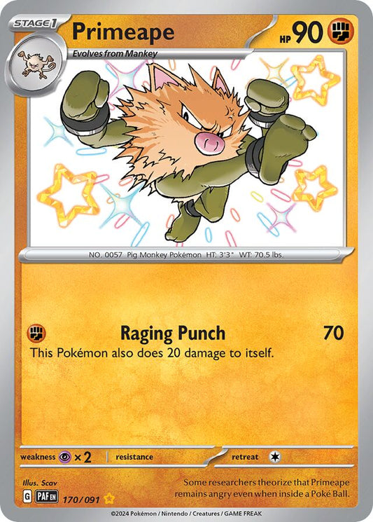 Primeape - 170/091: S&V (PAF)