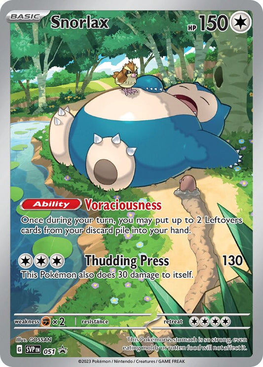 Snorlax - 051: SV Black Star Promos (SVP)