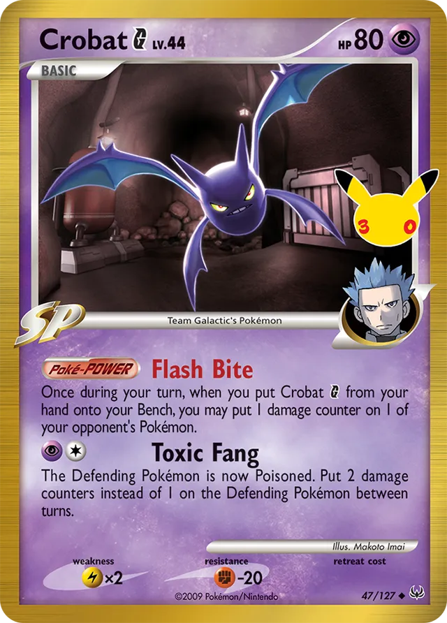 Crobat G (Platinum) - Classic Collection: 30th Celebration (30C EN)