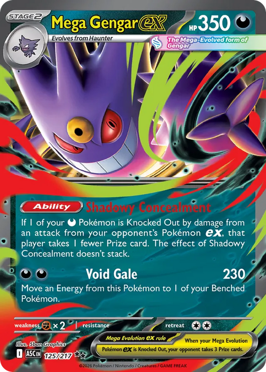 Mega Gengar ex - 125/217: Ascended Heroes (ASC)
