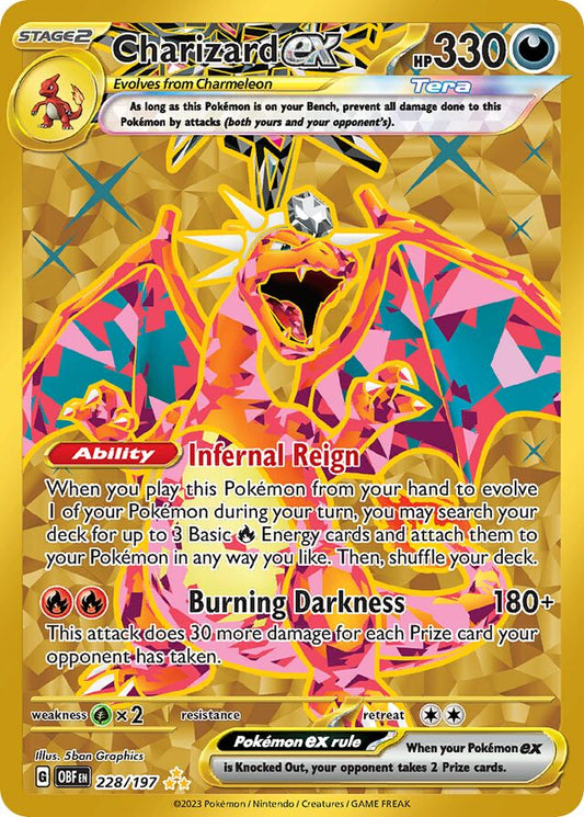 Charizard ex - 228/197: Obsidian Flames (OBF) (LP)