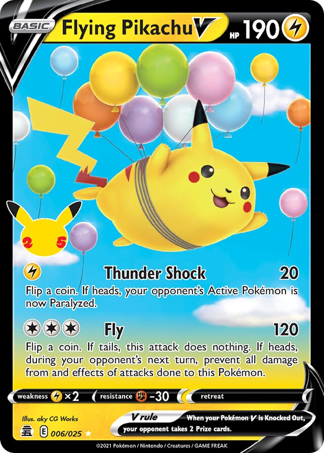 Flying Pikachu V - 006/025: Celebrations (CEL)