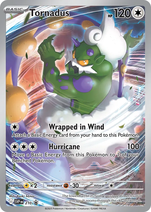 Tornadus - 210: Black Star Promos