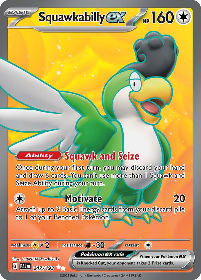 Squawkabilly ex - 247/193: Paldea Evolved (PAL)