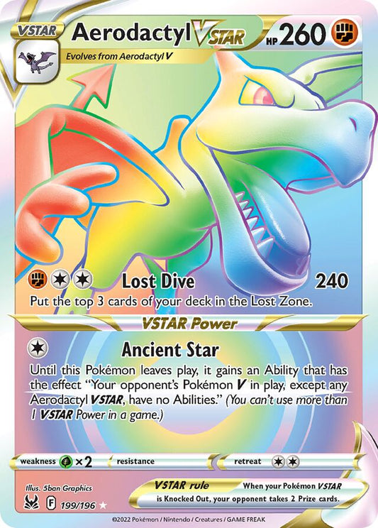 Aerodactyl VSTAR - 199/196: Lost Origin (LOR)