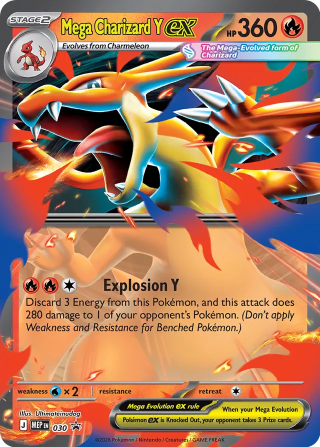 Mega Charizard Y EX - 030: Mega Black Star Promo