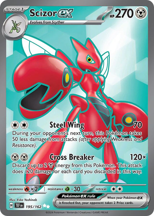 Scizor ex - 195/162: Temporal Forces (TEF)