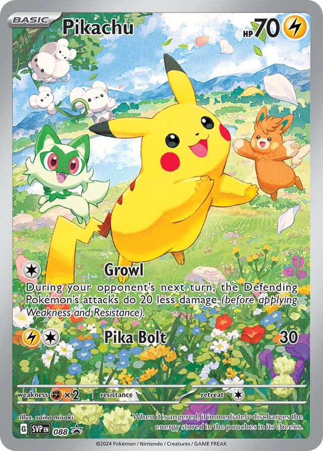 Pikachu - 088: Black Star Promos