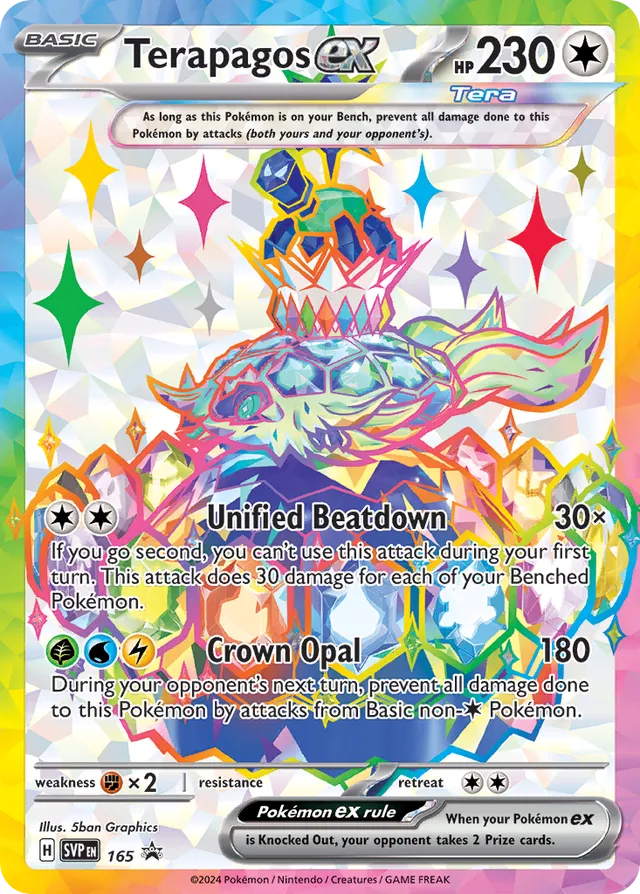 Terapagos ex - 165: Black Star Promos