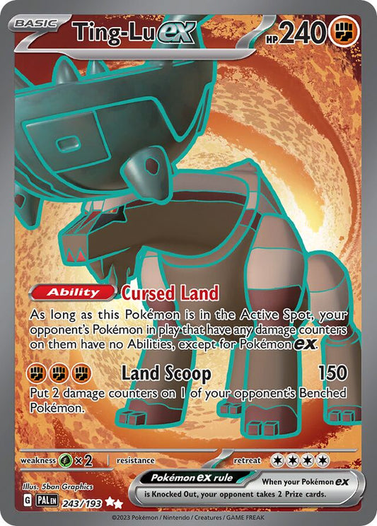 Ting-Lu ex - 243/193: Paldea Evolved (PAL) (LP)