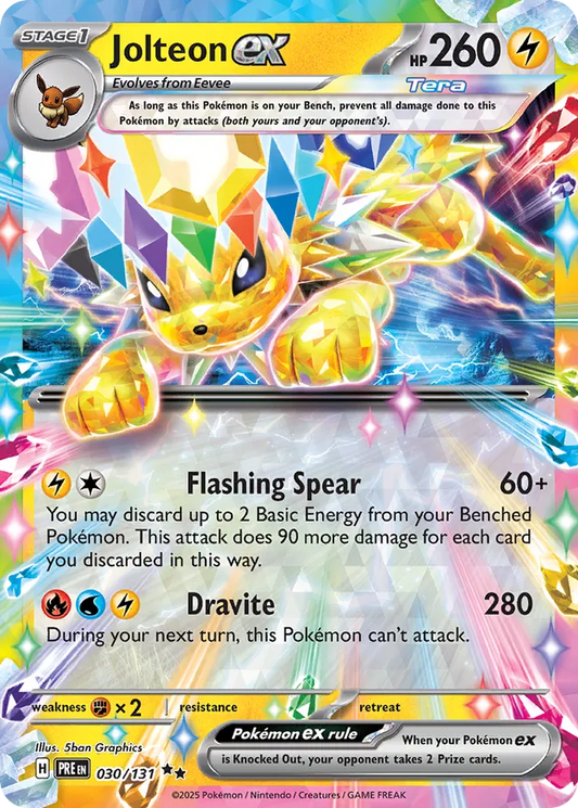 Jolteon EX - 030/131: Prismatic Evolutions (PRE)
