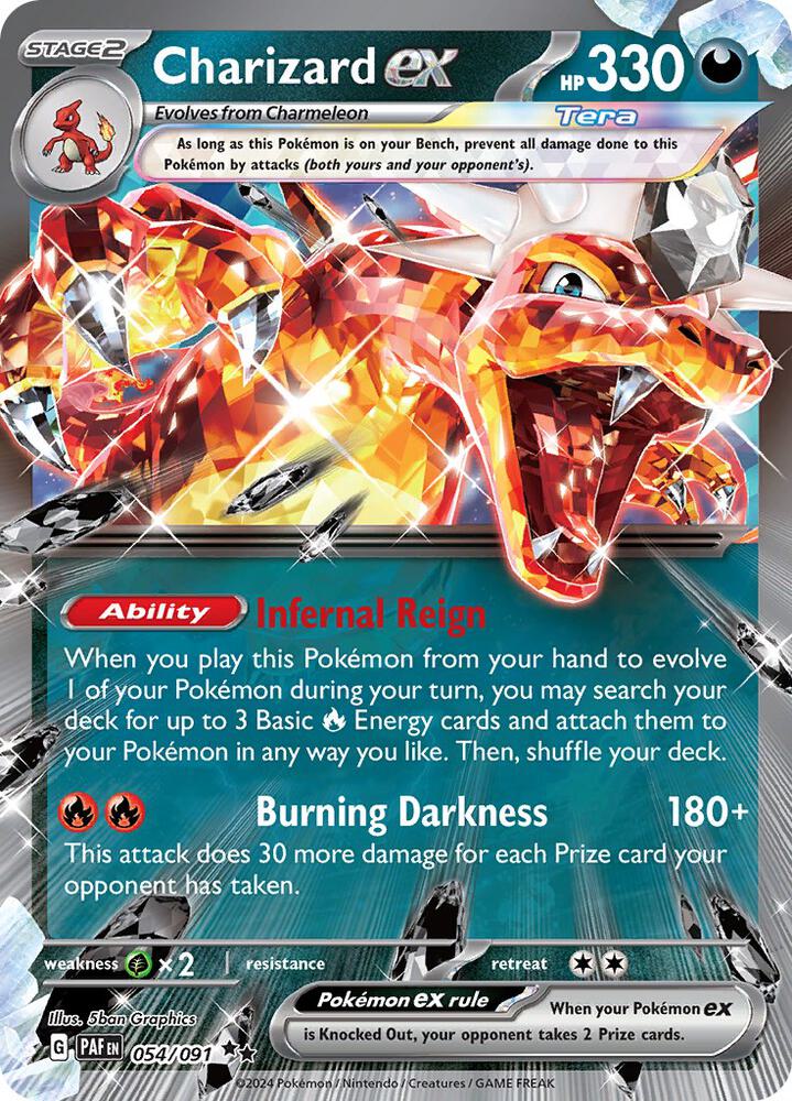 Charizard ex - 054/091: Paldean Fates (PAF)