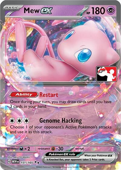 Mew ex (Play Prize) - 151/165: Scarlet & Violet 151 (MEW) (Español)