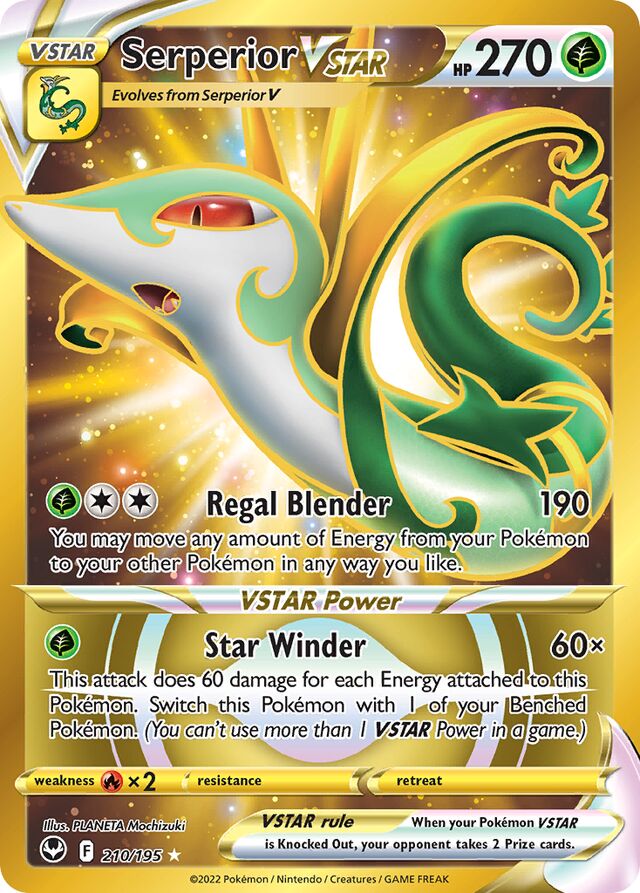 Serperior VSTAR - 210/195: Silver Tempest (SIT)