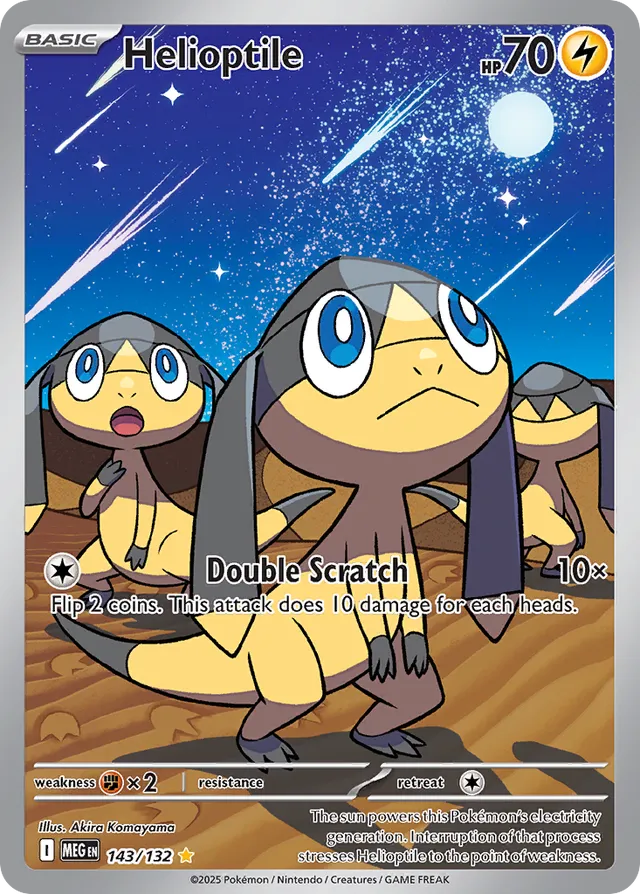 Helioptile - 143/132: Mega Evolution (MEG)