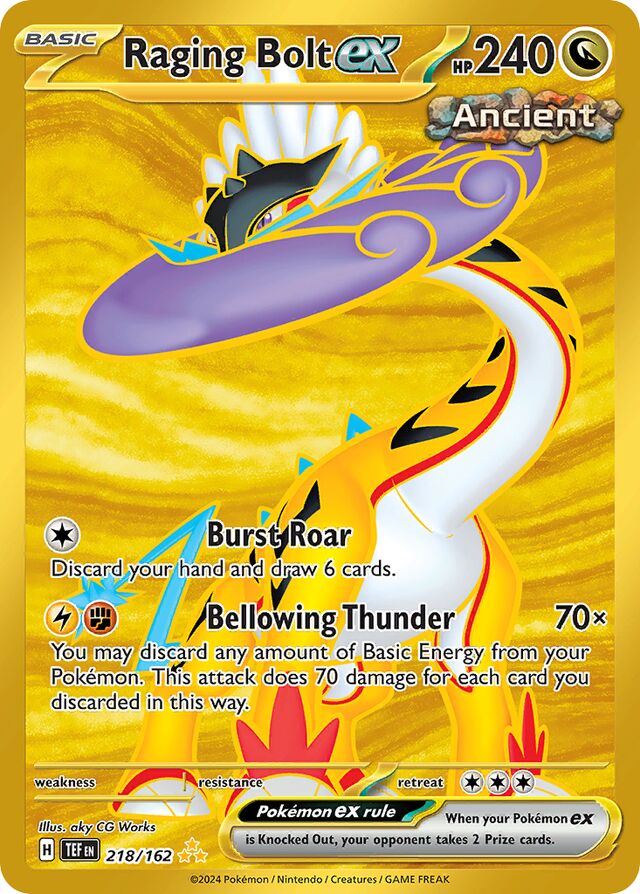 Raging Bolt ex - 218/162: Temporal Forces (TEF)