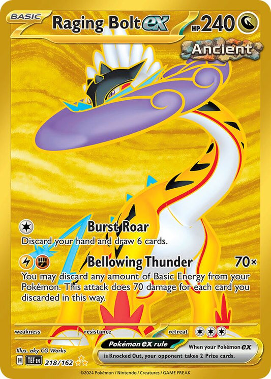 Raging Bolt ex - 218/162: Temporal Forces (TEF)
