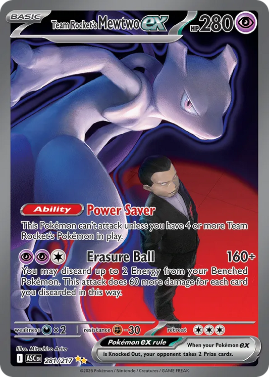 Team Rocket's Mewtwo - 281/217: Ascended Heroes (ASC)