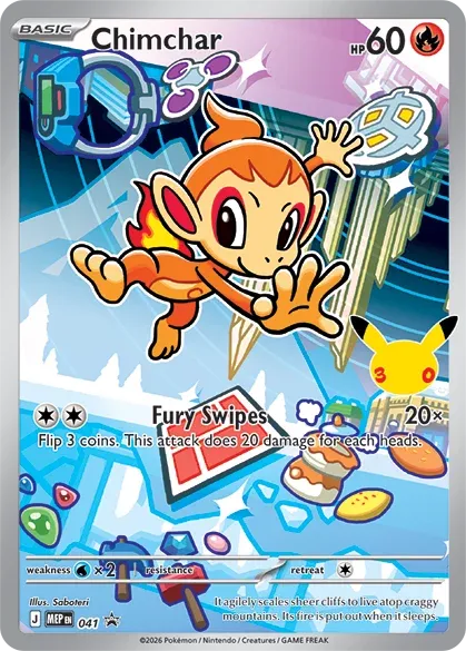 Chimchar - 041: Mega Black Star Promos