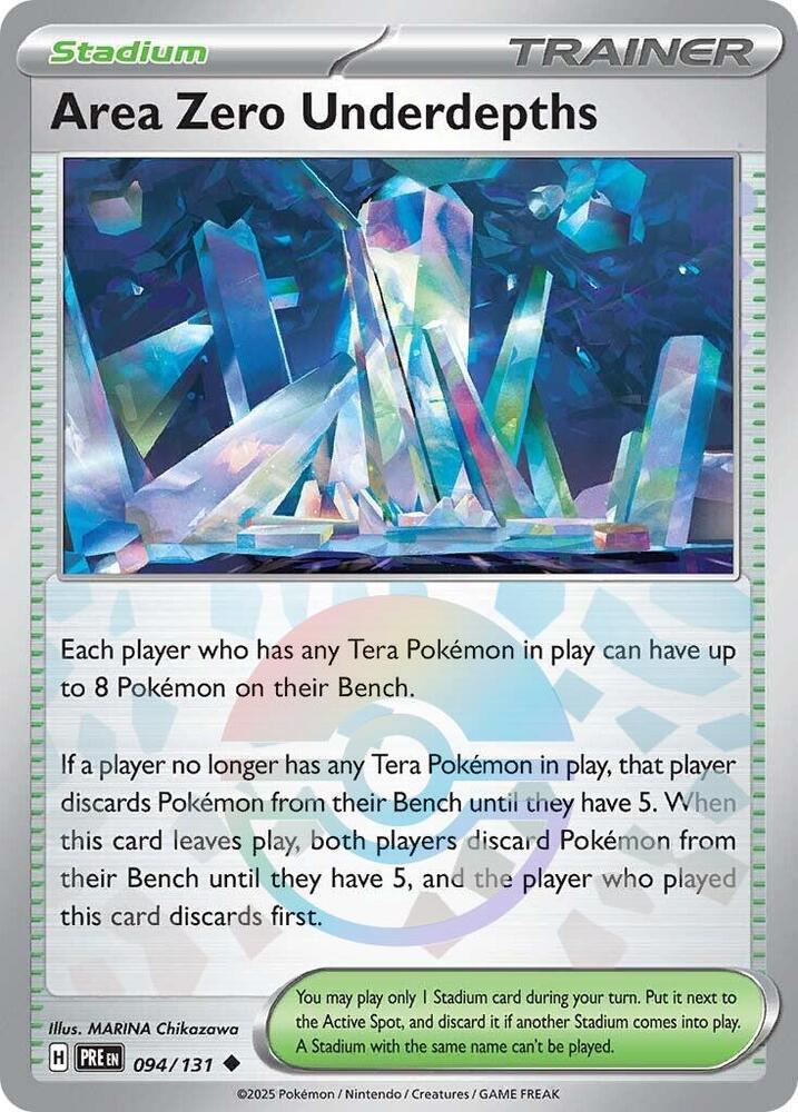 Area Zero Underdepths (Poke Ball Reverse) - 094/131: S&V (PRE)
