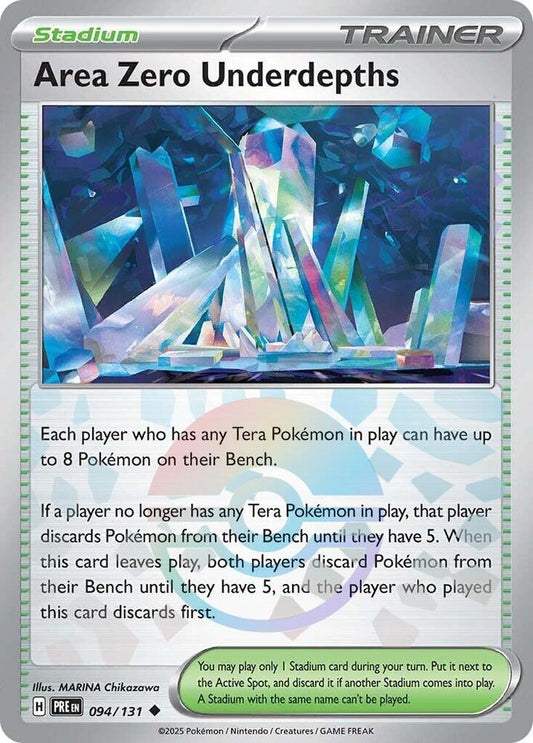 Area Zero Underdepths (Poke Ball Reverse) - 094/131: S&V (PRE)