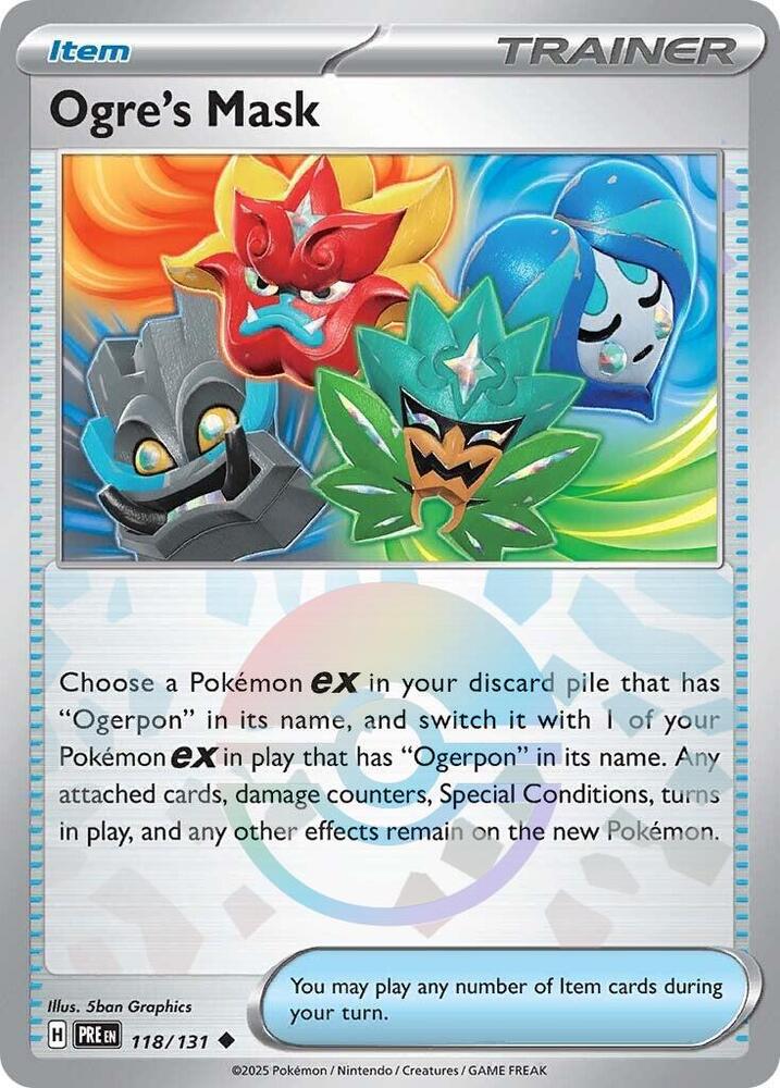 Ogre's Mask (Poke Ball Reverse) -118/131: S&V (PRE)