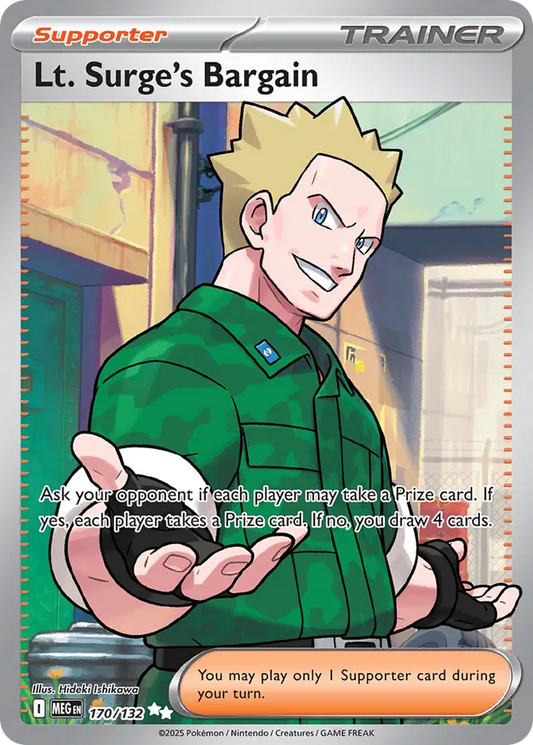 LT. Surge's Bargain - 170/132: Mega Evolution (MEG)