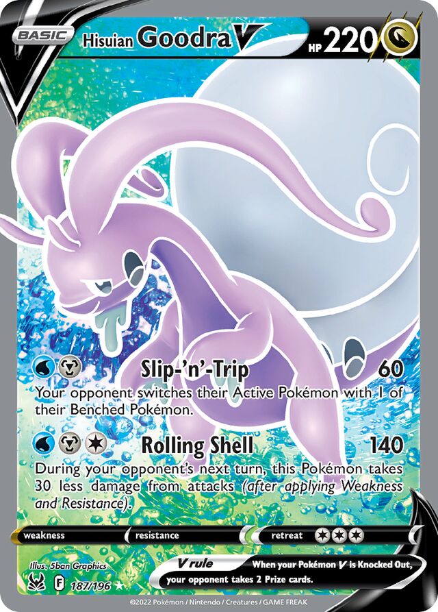 Hisuian Goodra V - 187/196: Lost Origin (LOR)