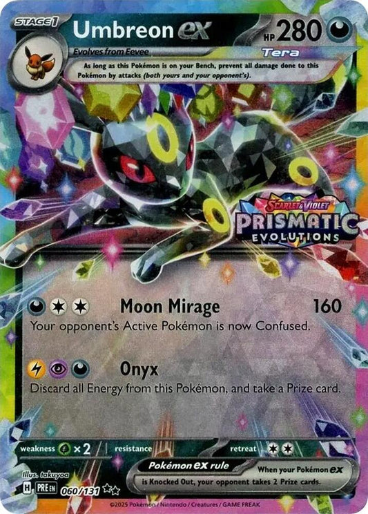 Umbreon EX (Stamped)- 060/131: Prismatic Evolutions (PRE)