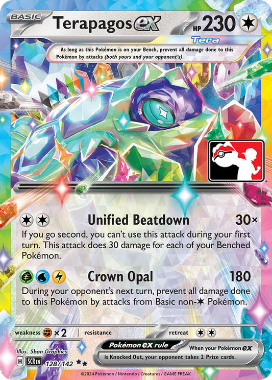 Terapagos ex (Play Prize Pack) - 128/142: Stellar Crown (SCR)