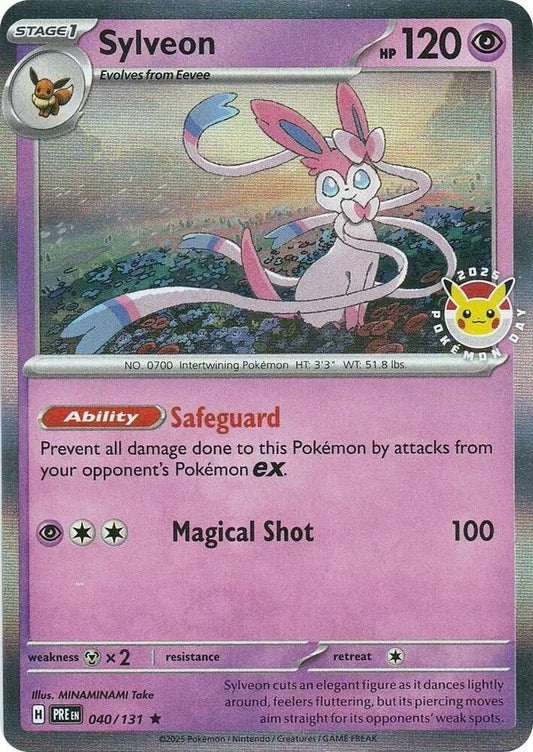 Sylveon (Pokemon Day 2025) (Prismatic Evolutions 040/131)