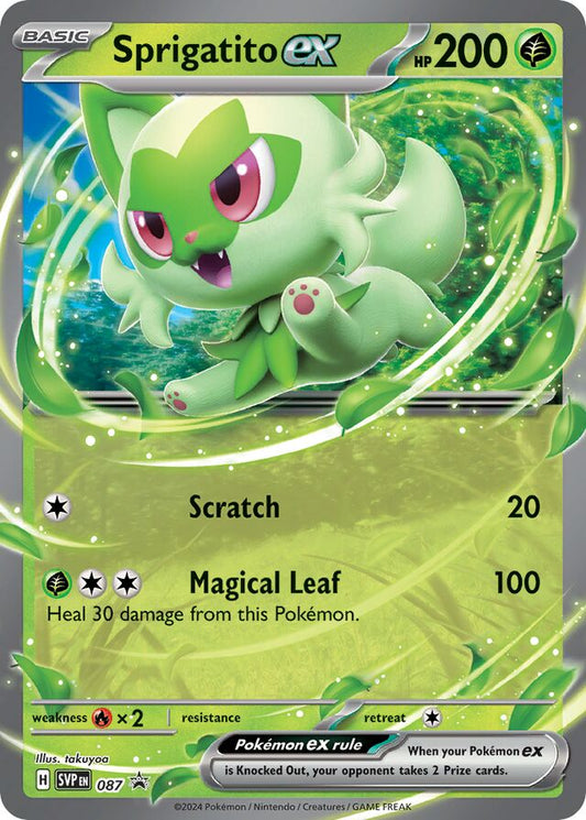 Sprigatito ex - 087: Black Star Promos