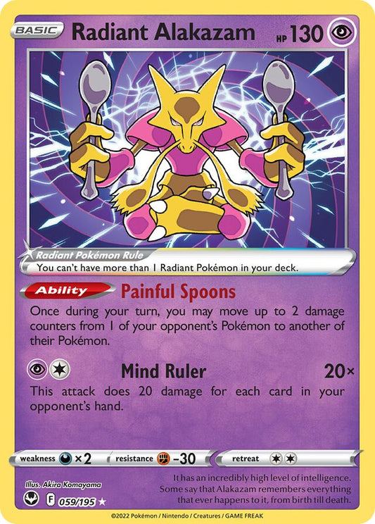 Radiant Alakazam - 059/195: Silver Tempest (SIT)