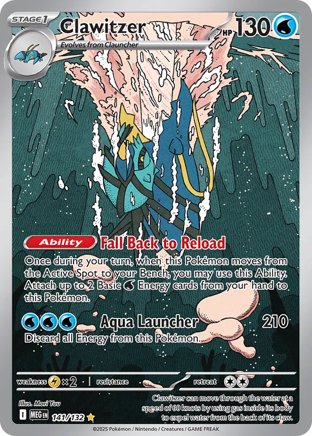Clawitzer - 141/132: Mega Evolution (MEG)